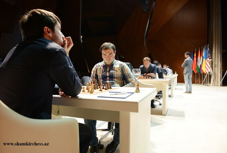 Shamkir Chess 2016 Ronde 6 Vue des parties