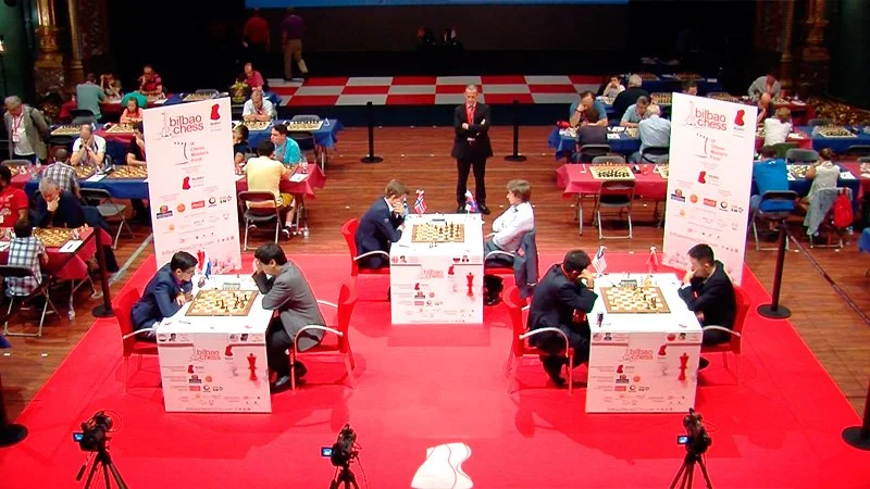 Bilbao Chess Masters 2016 Ronde 3 Vue de la salle