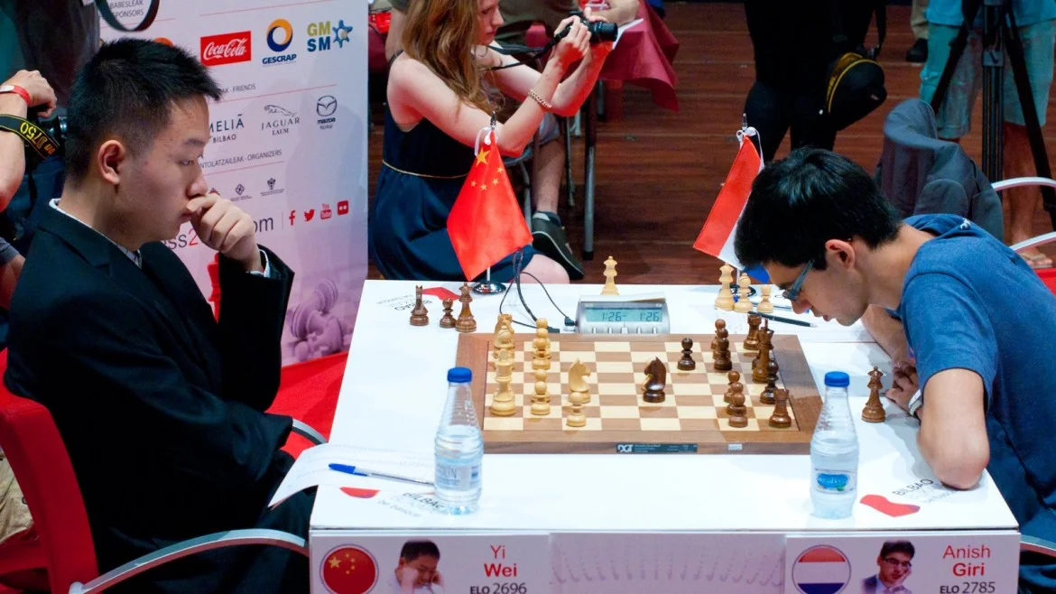 Bilbao Chess Masters 2016 Ronde 6 Yi Wei domine Anish Giri