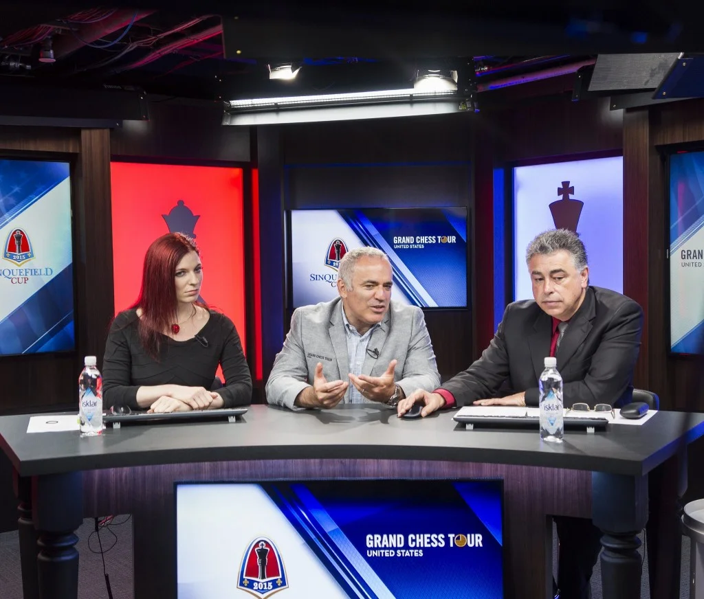 Sinquefield Cup 2016 Ronde 1 Garry Kasparov commente