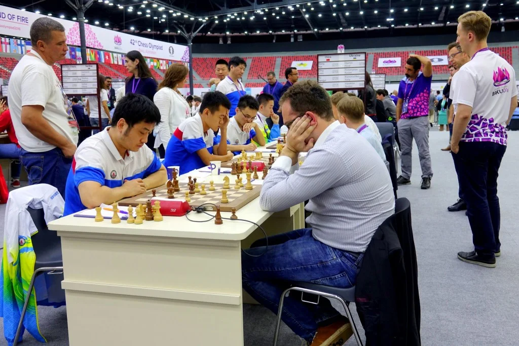 Olympiade échecs 2016 Ronde 5 Ukraine Chine