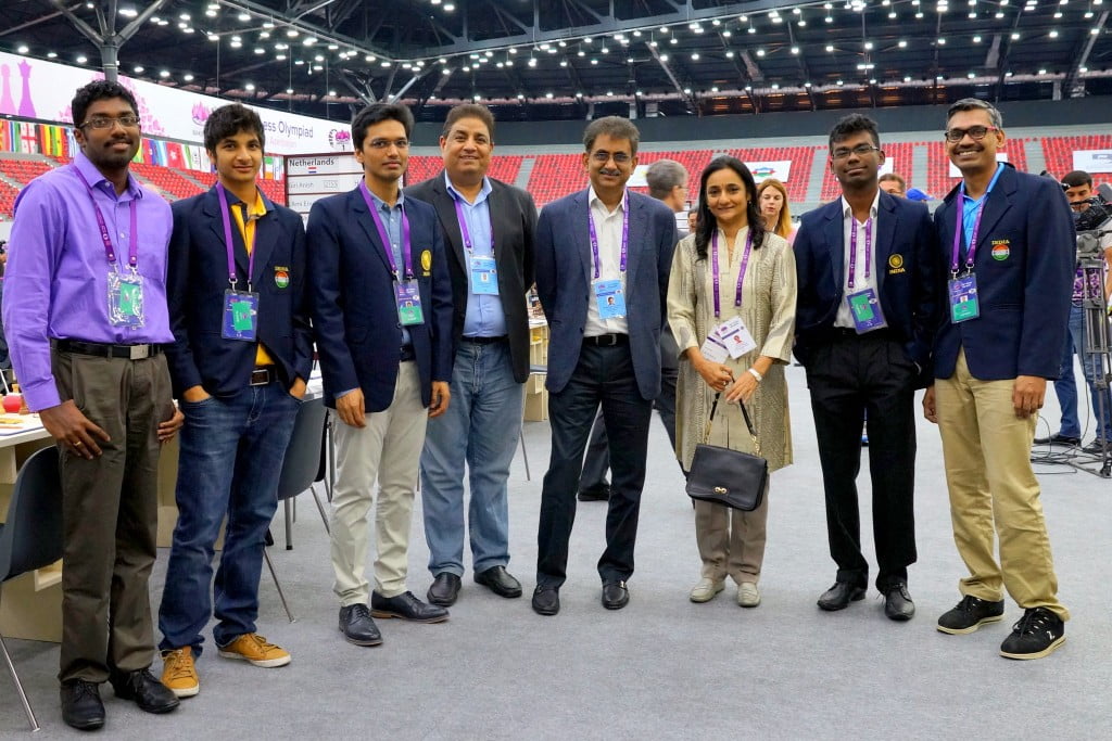 Olympiade d'échecs 2016 Ronde 6 équipe Inde