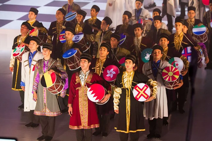 Olympiades d'échecs 2016 Spectacle cérémonie d'ouverture