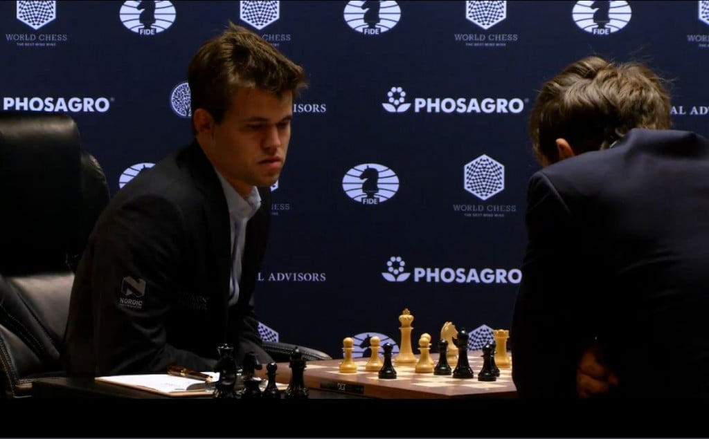 Carlsen Karjakin 2016 partie 1