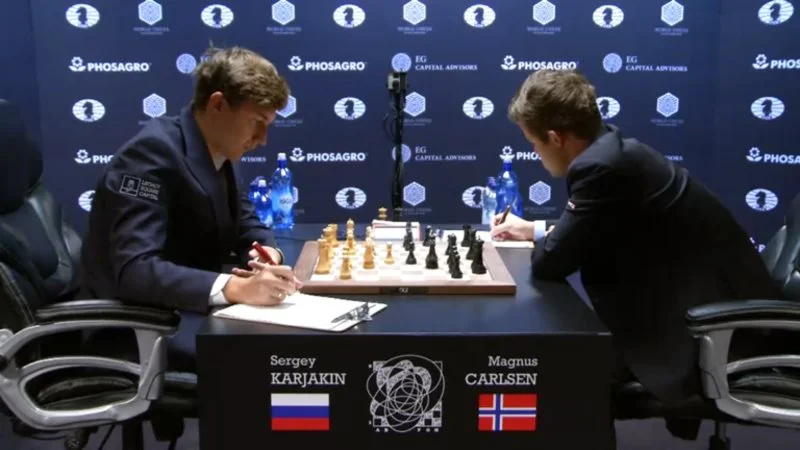 Carlsen Karjakin 2016 Partie 2