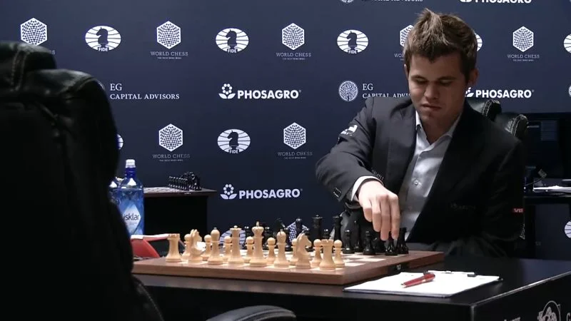 Carlsen Karjakin 2016 partie 7 avant la partie