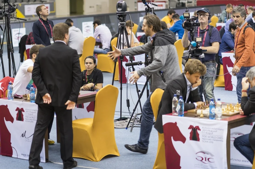 Alexander Grischuk au championnat monde échecs rapide 2016