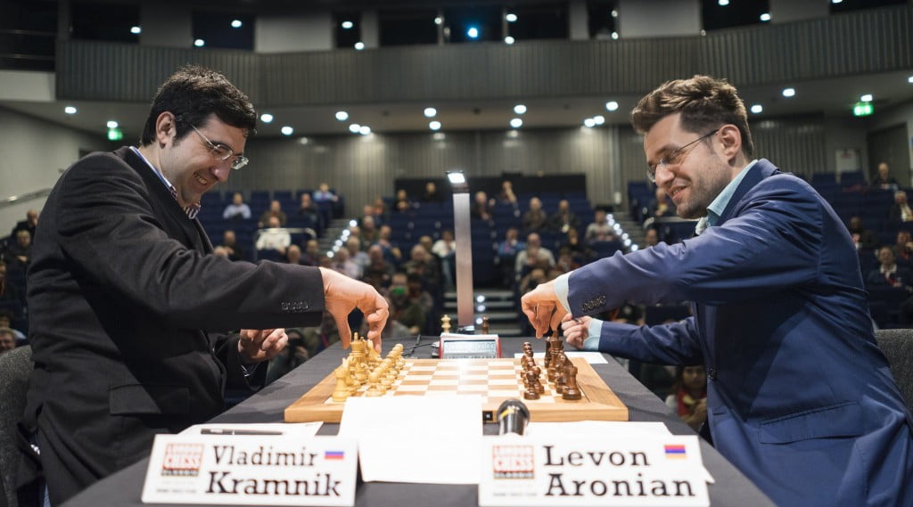 London Chess Classic 2016 ronde 2 Kramnik Aronian