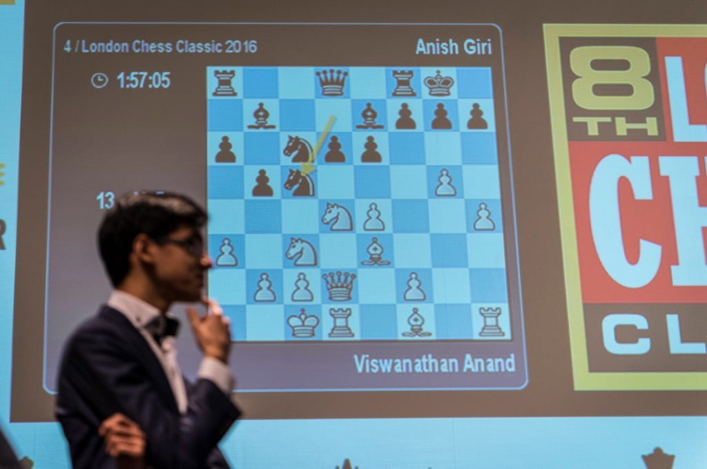 London Chess Classic 2016 ronde 6 Anish Giri