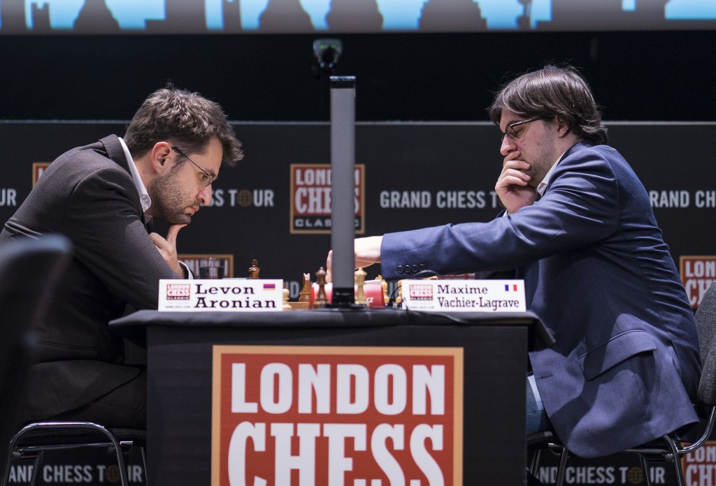 London Chess Classic 2016 ronde 6 Levon Aronian contre Maxime Vachier-Lagrave