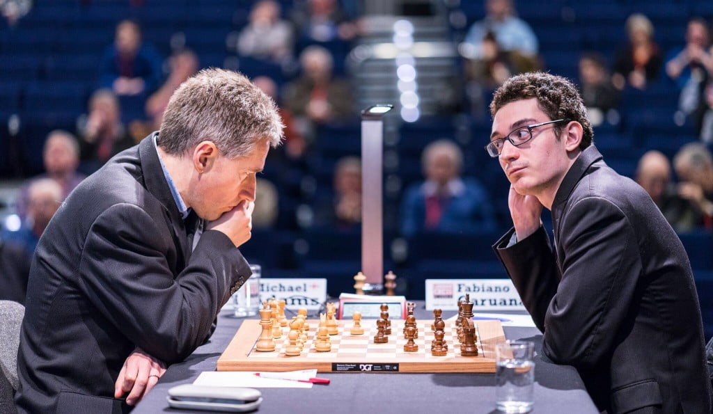 London Chess Classic 2016 ronde 7 Michael Adams - Fabiano Caruana