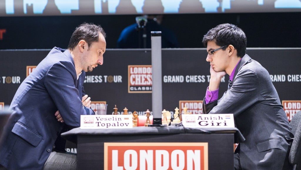 London Chess Classic 2016 ronde 7 Topalov - Giri