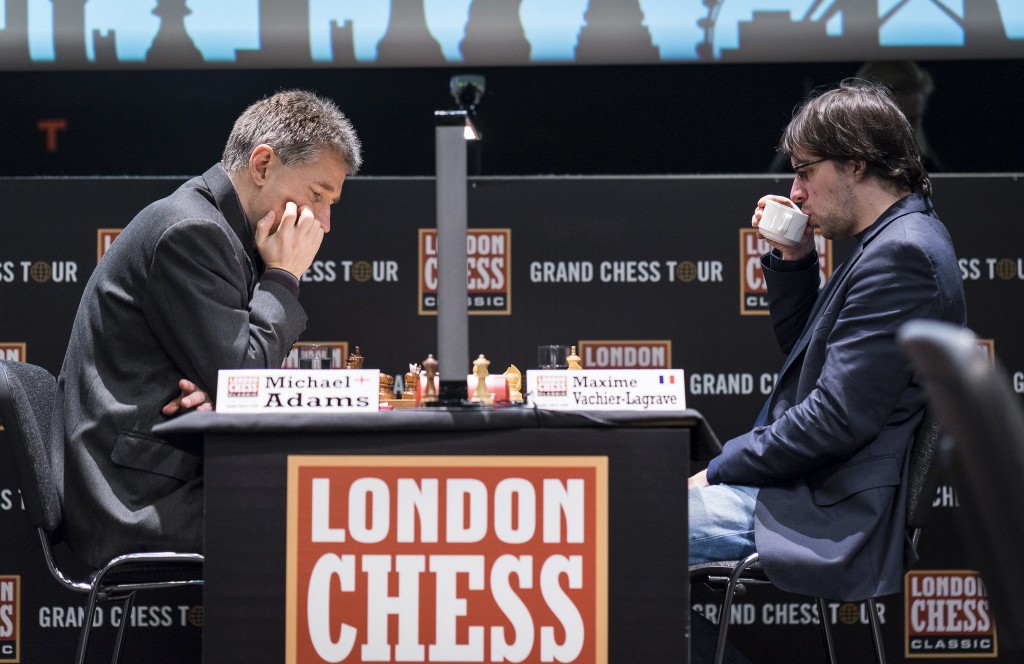 London Chess Classic 2016 ronde 8 Adams Vachier-Lagrave