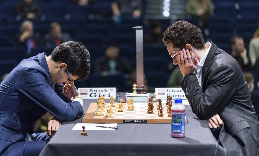 London Chess Classic 2016 ronde 9 Anish Giri - Fabiano Caruana