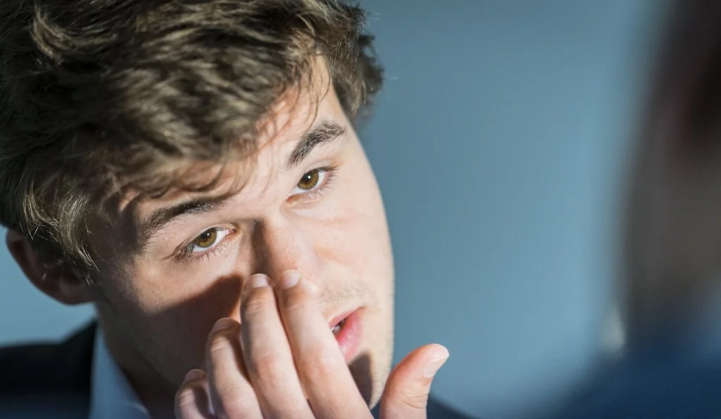 Magnus Carlsen au championnat monde échecs rapide 2016