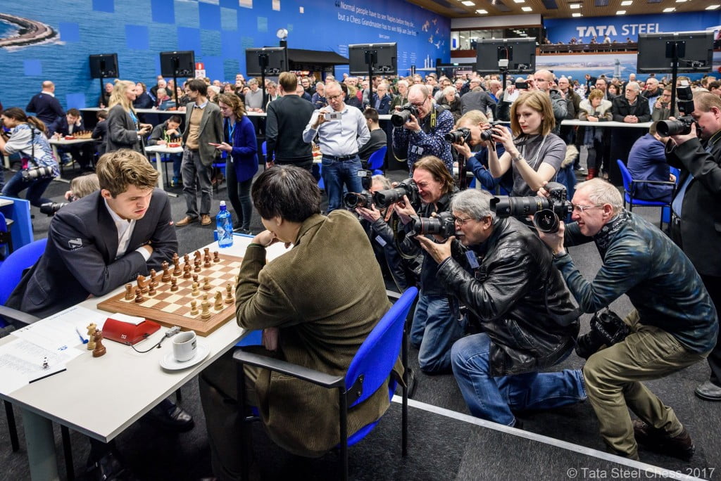 Tata Steel Chess Masters 2017 ronde 1 Wesley So contre Magnus Carlsen