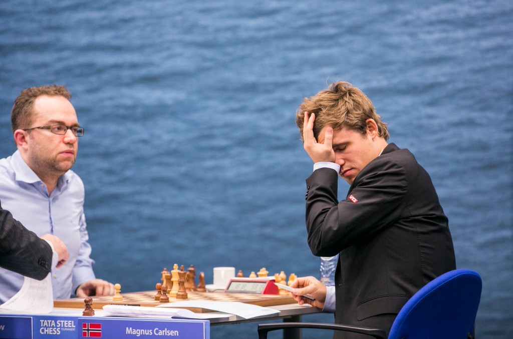 Tata Steel Chess Masters 2017 ronde 12 Magnus Carlsen