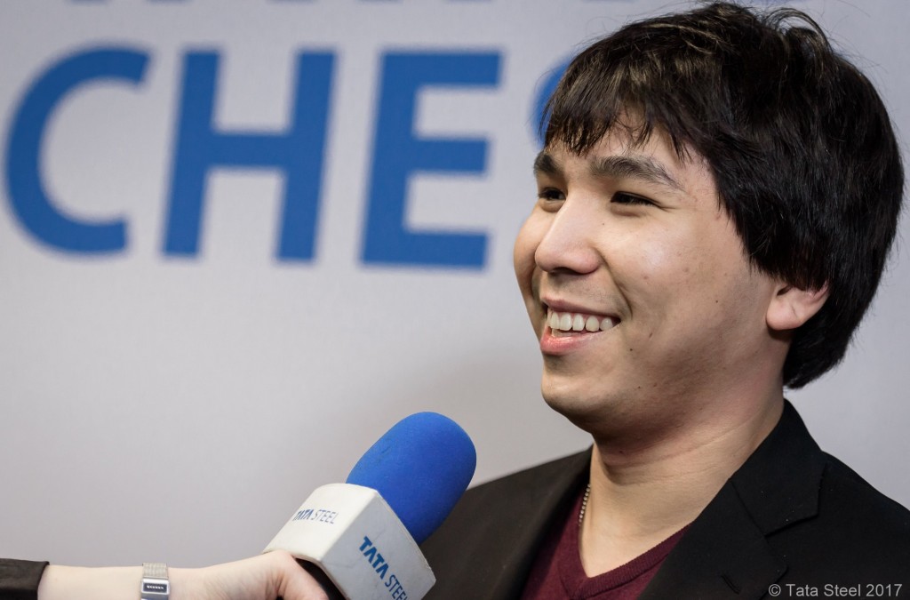Tata Steel Chess masters 2017 ronde 13 Wesley Interview