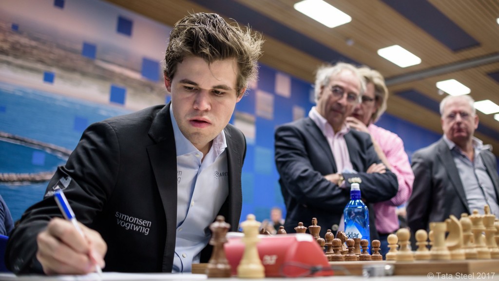 Tata Steel Chess Masters 2017 ronde 3 Magnus Carlsen