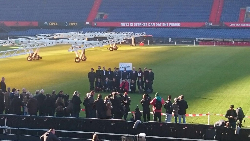 Tata Steel Chess Masters 2017 ronde 5 Stade Feyenord Rotterdam