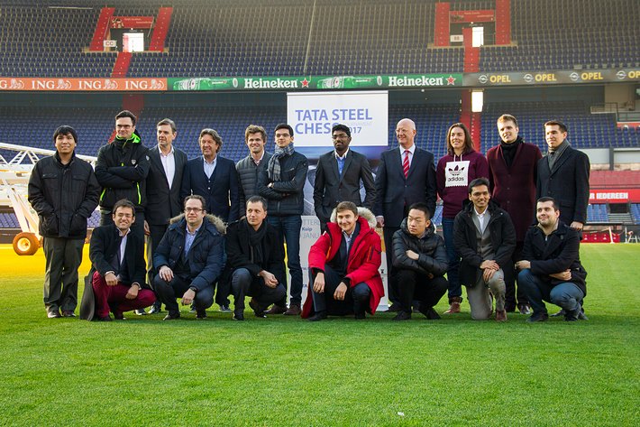 Tata Steel Chess Masters 2017 ronde 5 Stade Feyenord Rotterdam