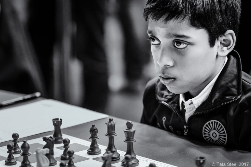 Tata Steel Chess Masters 2017 ronde 6 Praggnanandhaa Rameshbabu
