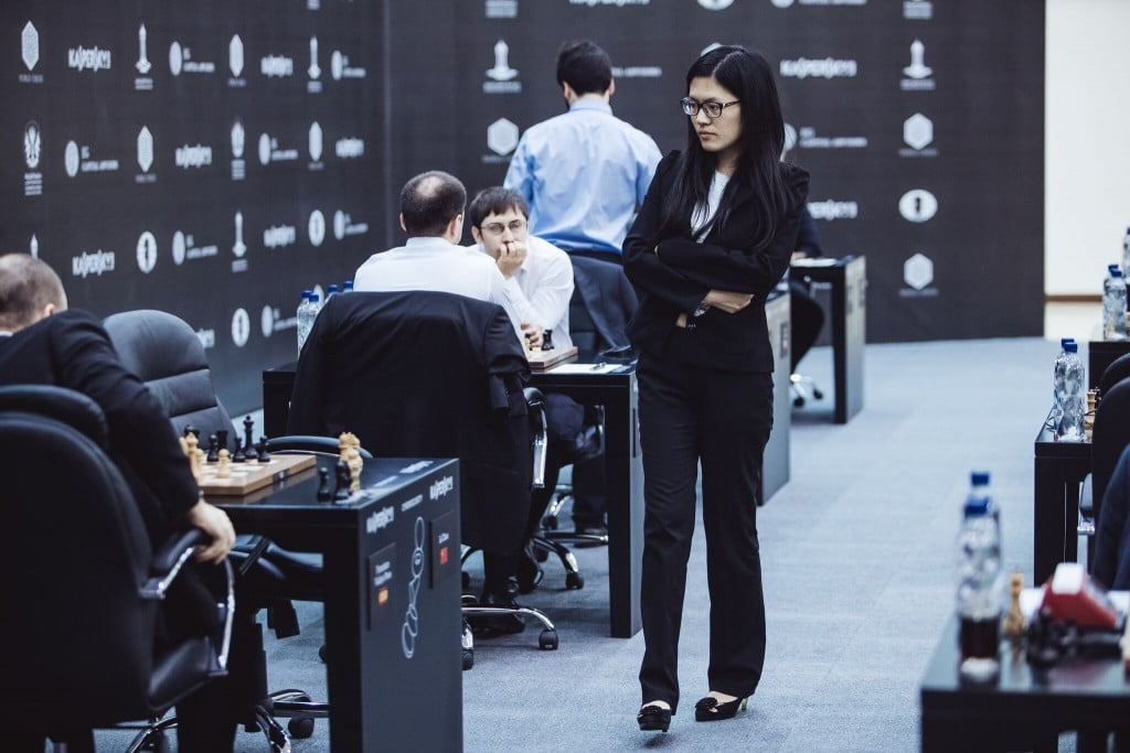Grand Prix FIDE 2017 Sharjah ronde 5 Hou Yifan