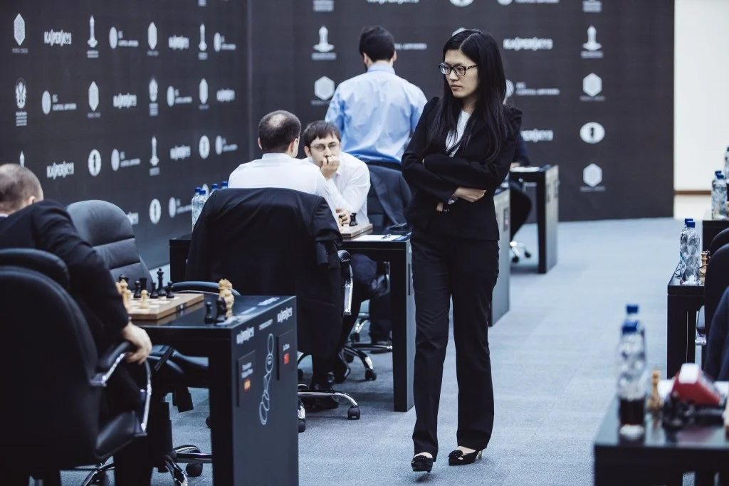 Grand Prix FIDE 2017 Sharjah ronde 5 Hou Yifan