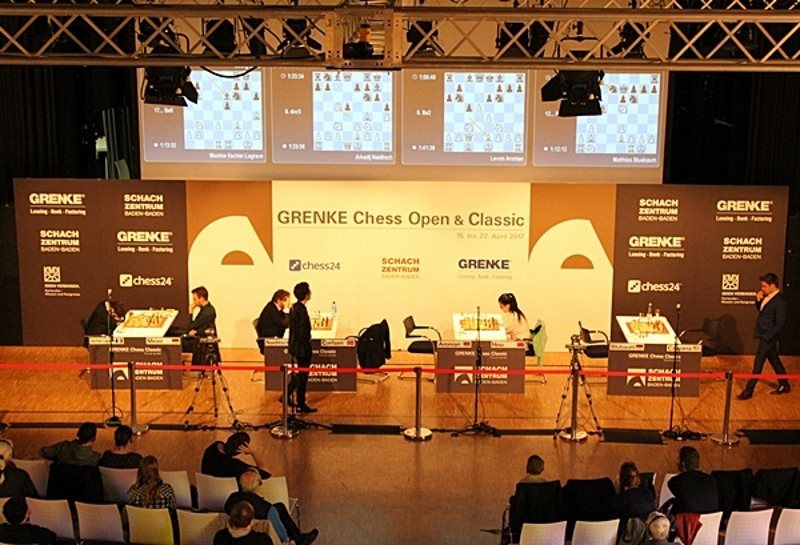Grenke Chess Classic 2017 ronde 6 Vue des parties