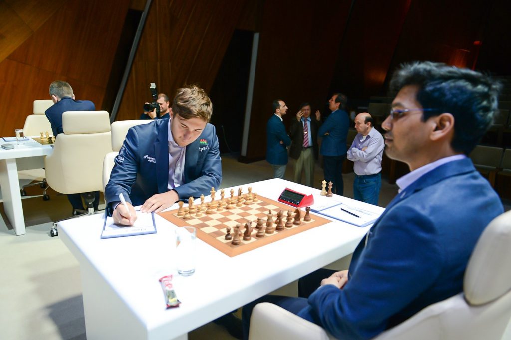 Shamkir Chess 2017 ronde 1 Sergey Karjakin