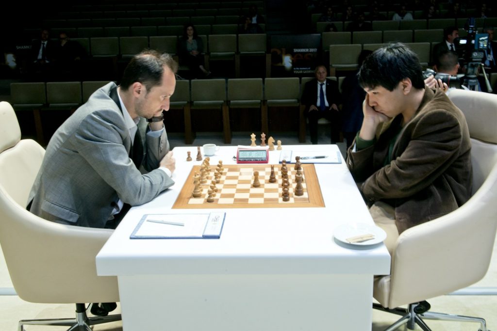 Shamkir Chess 2017 ronde 4 Veselin Topalov et Wesley So