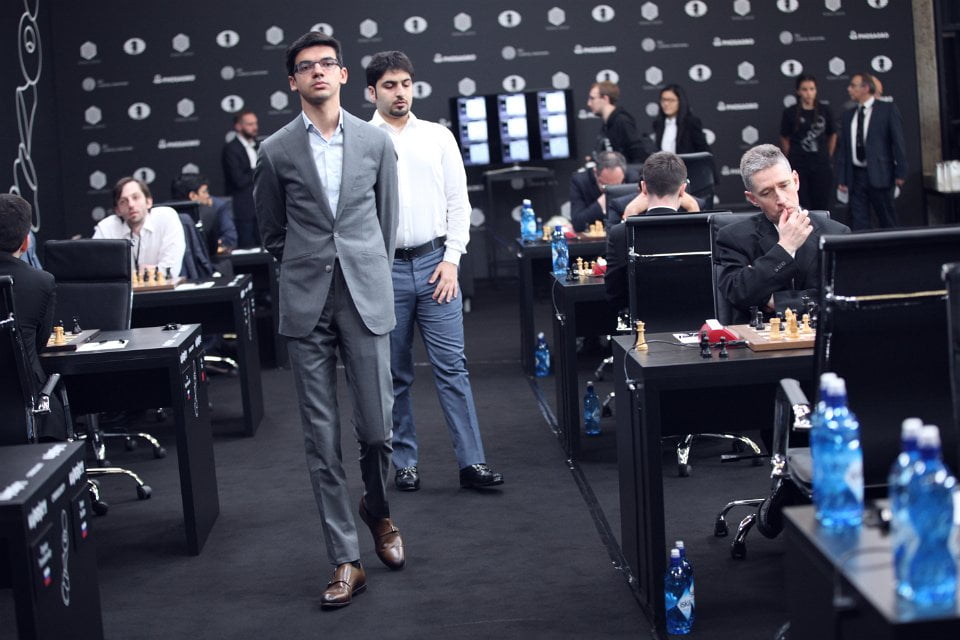 Grand Prix FIDE 2017 Moscou Ronde 1 Anish Giri