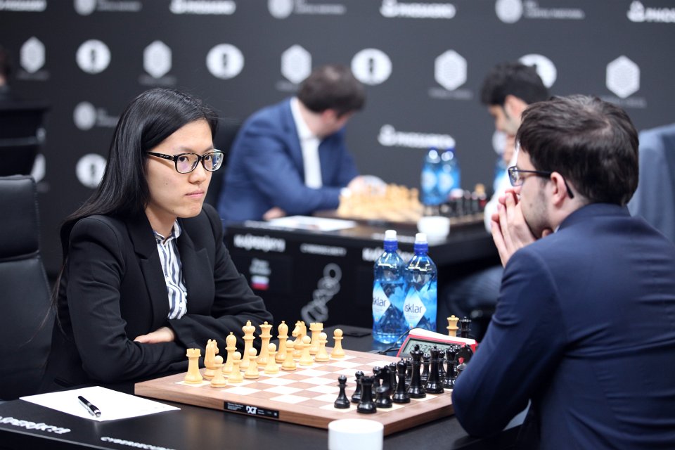 Grand Prix FIDE 2017 Moscou ronde 2 Hou Yifan