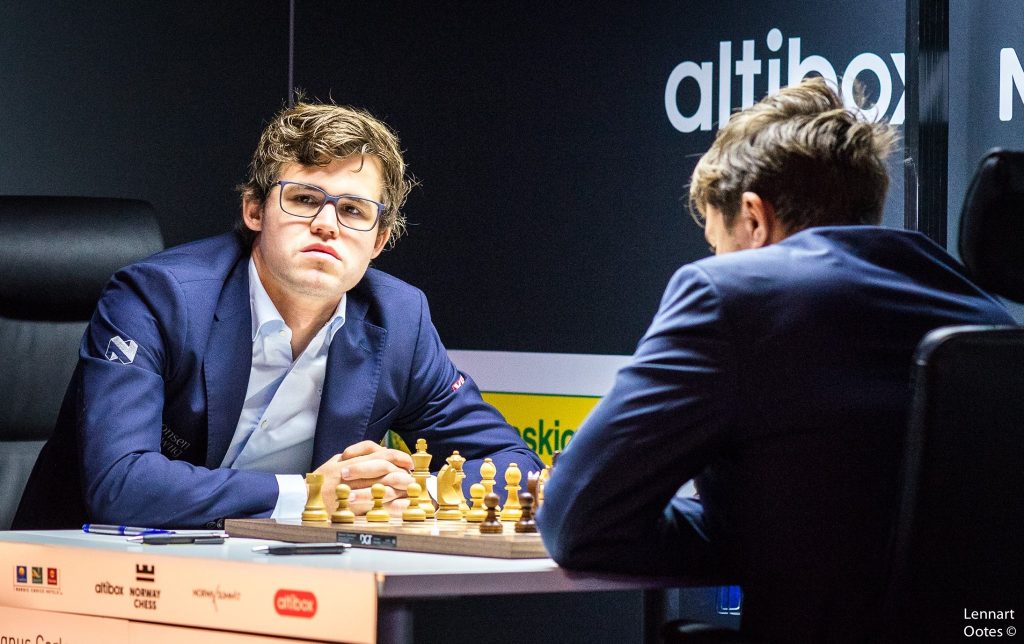 Norway Chess 2017 ronde 8 Magnus Carlsen