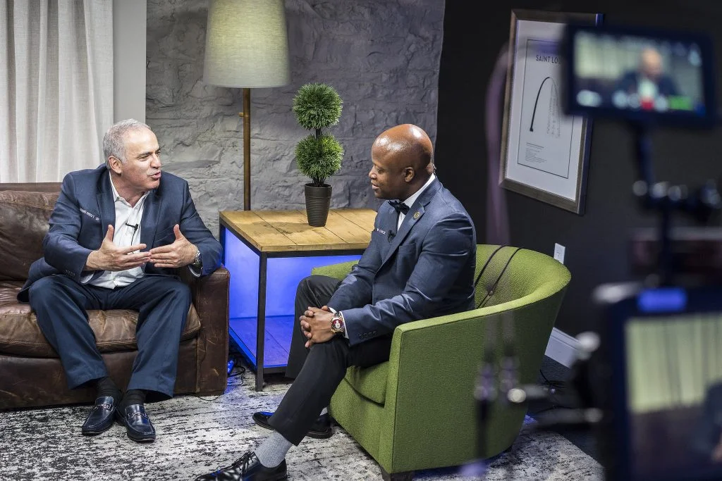 Garry Kasparov interview Saint Louis Rapide Blitz 2017