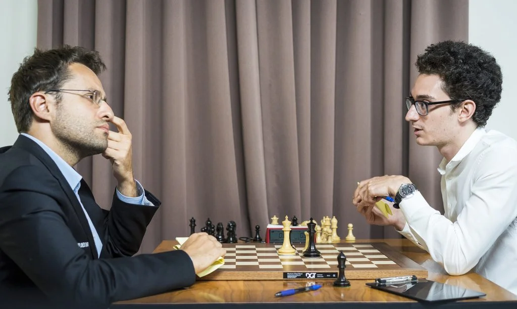Sinquefield Cup 2017 ronde 2 Aronian-Caruana