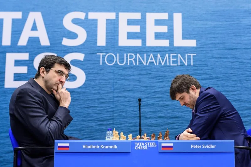 Tata Steel Chess Masters 2018 ronde 4 Kramnik-Svidler
