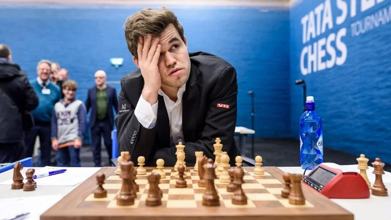 Tata Steel Chess Masters 2018 ronde 8 Magnus Carlsen