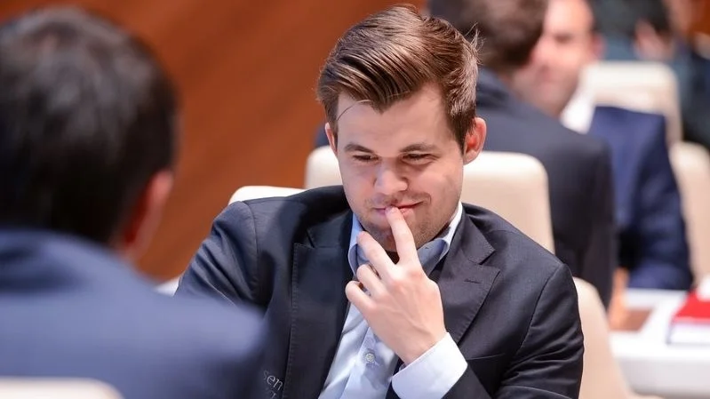 Shamkir Chess 2018 ronde 5 Magnus Carlsen