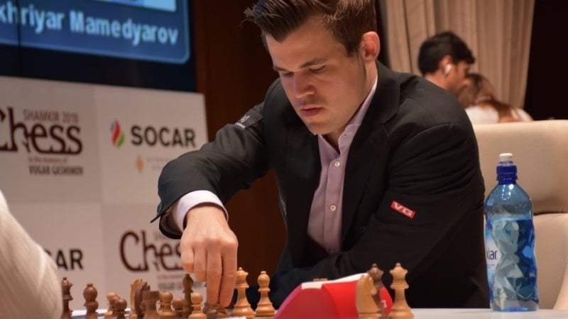 Shamkir Chess 2018 ronde 7 Magnus Carlsen