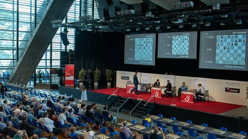 Tournoi des Grands-Maîtres au Festival de Bienne 2018 ronde 1