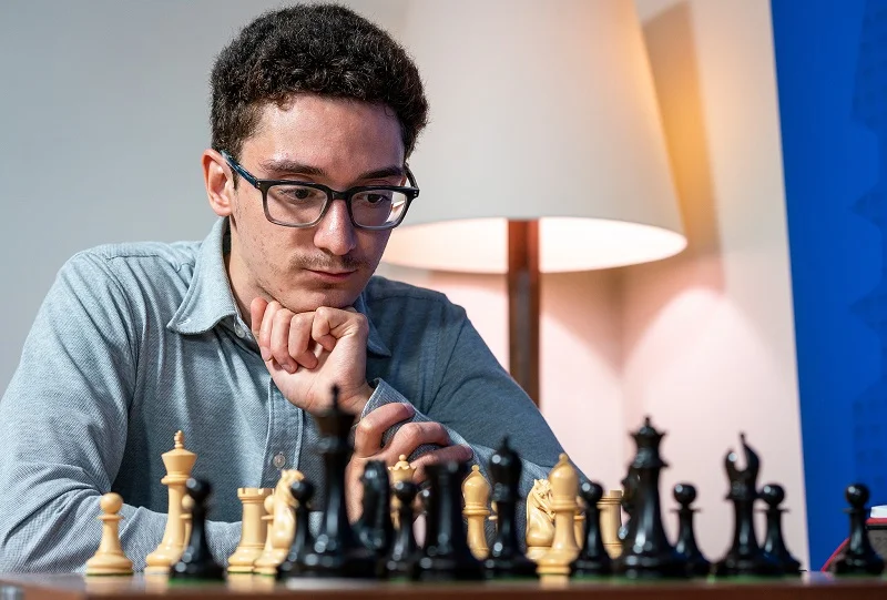 Sinquefield Cup 2018 ronde 1 Fabiano Caruana