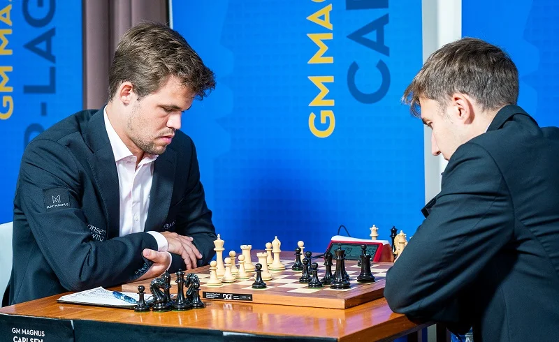 Sinquefield Cup 2018 ronde 2 Carlsen-Karjakin