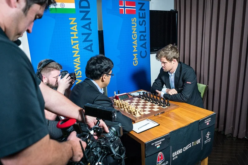 Sinquefield Cup 2018 ronde 4 Anand-Carlsen