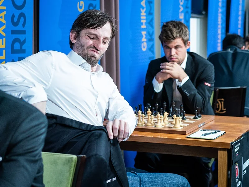 Sinquefield Cup 2018 ronde 6 Grischuk-Carlsen