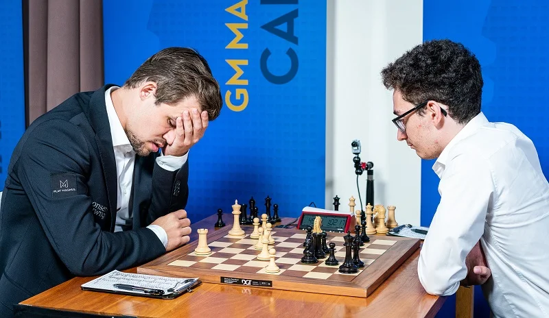 Sinquefield Cup 2018 ronde 7 Carlsen-Caruana