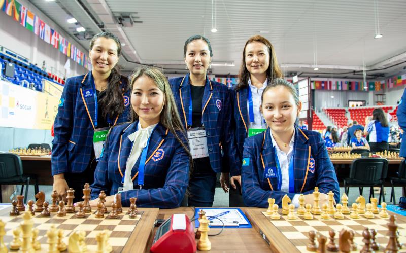 olympiade d'échecs 2018 ronde 1 Féminin Kazakhstan