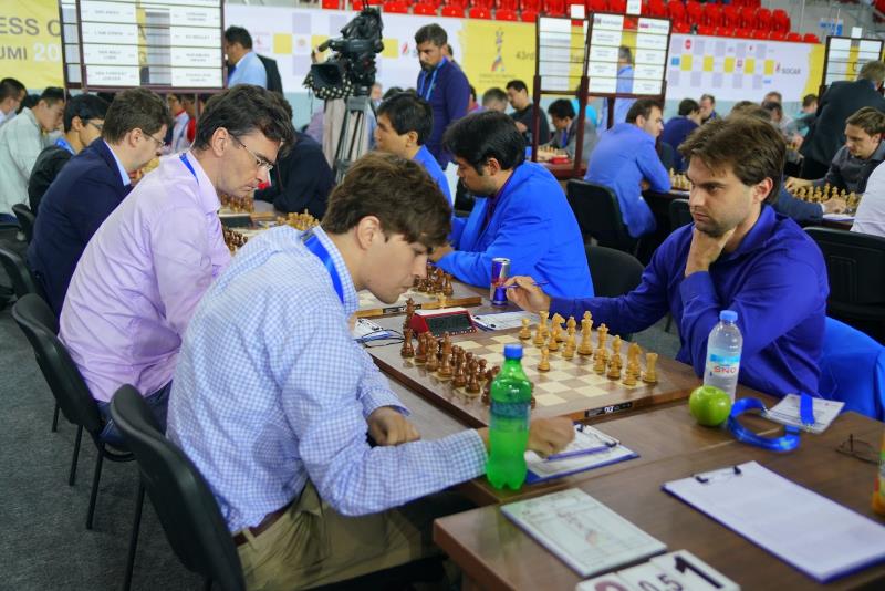 Olympiade d'échecs 2018 ronde 3 Etats-Unis Pays-Bas