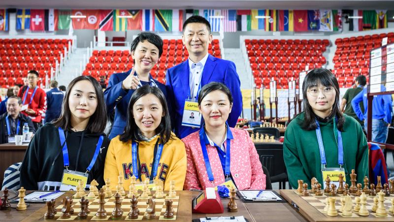 Olympiade d'échecs 2018 ronde 4 Chine
