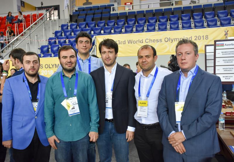 Olympiade d'échecs 2018 ronde 6 Azerbaidjan